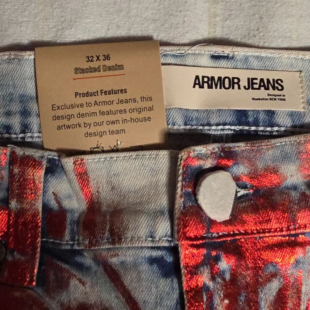 Armor Foil Wash Jeans - Picture 3 of 10